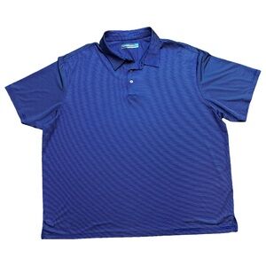 Big Men's Big 3XB , Blue Polo, GUC, P2P 30”, Roundtree &York performance,